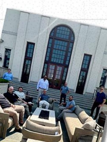 The Locke & Ladder team outside the Carmel, Indiana office
